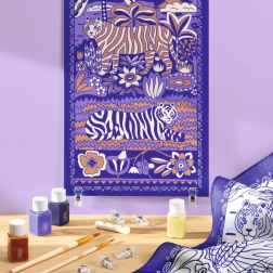 Selyemfestés Atelier 10 a DJECO-tól