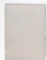 Rendszerező A4 A-Z Szürke