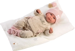Llorens New Born realisztikus beszélő csecsemőbaba 42 cm