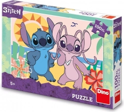 Dino puzzle Stitch a strandon 100 XL darab