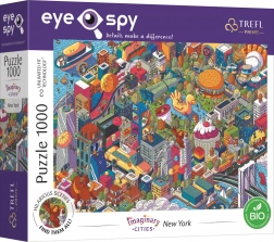Puzzle Trefl Eye-Spy Képzeletbeli Városok: New York, USA 1000 darabos