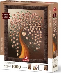 Puzzle kerettel és ragasztóval 3 az 1-ben, Allah 99 neve 1000 darab