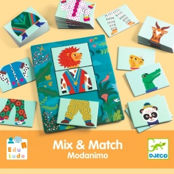 DJECO társasjáték Mix & Match Modanimo