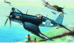 Összeállítható műanyag F4U-1 Corsair repülőgépmodell