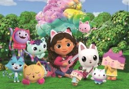 Puzzle Gabi varázsháza: A kertben MAXI 24 darab