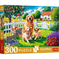 Puzzle - 300 darabos - Kutyák a vidéken Trefl