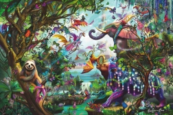 RAVENSBURGER Puzzle Trópusi sárkányok 4000 darab