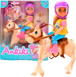 Woopie Royal készlet lovagló babával és lóval