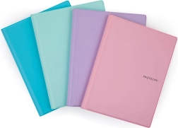 Pastelini A5 gyűrűs jegyzetfüzet műanyag borítóval