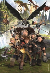 Clementoni puzzle Így neveld a sárkányodat: Lovagok a Blp-ből 180 darab