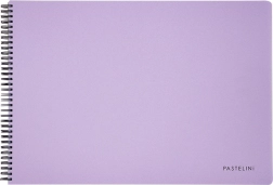 Skiccfüzet A3 merev gyűrűs kötésű, 40 lap, lila szín
