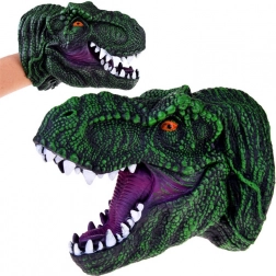 Gumibáb T‑Rex – élethű dinoszaurusz fej 19 cm