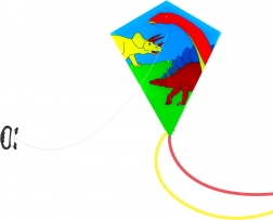 Dinós repülő sárkány