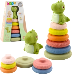 Puha öko szenzoros piramis dinóval