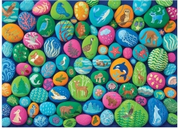 Északnyugati Festett Kövek Puzzle a Cobble Hill-től, 1000 darabos