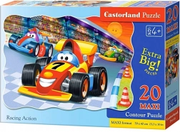 Maxi puzzle 20 darabbal – Versenyakció – Racing