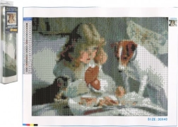 Gyémántfestés Várakozás 30 × 40 cm