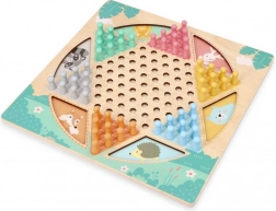 Kétszeresen használható fából készült társasjáték – HALAMA és Kígyók és létrák