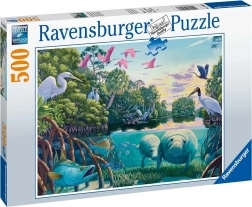 Ravensburger puzzle Pillanatok a manátikkal 500 darabos