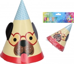 Kutyamintás parti kalapok 15 cm (6 db)