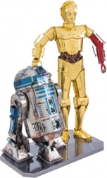 3D Fém Modell METAL EARTH Star Wars: R2D2 és C-3PO deluxe