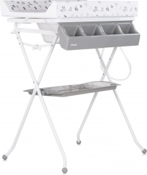 Chipolino Aqua Giraffe pelenkázó alátéttel és állvánnyal fürdőkád