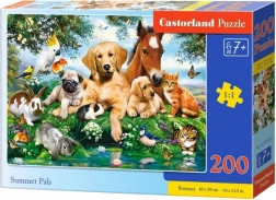 Puzzle 200 darabos Summer Pals