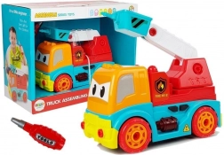 Szétszerelhető tűzoltóautó fényekkel és hangokkal