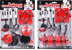 Gyermek étkészlet tűzhellyel – konyhai szett kis szakácsoknak