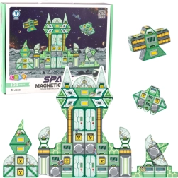 Mágneses építőkészlet Kozmosz Állomás 108 db