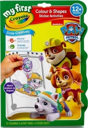 Crayola színes formák és színek PAW PATROL – foglalkoztató kifestő