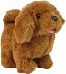 Interaktív barna sétáló kutyus – ugat és csóválja a farkát