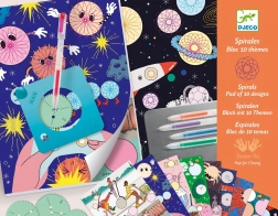 DJECO kreatív készlet díszítő spirálokhoz – 10 motívum