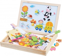 Mágneses tábla – farmás, 102 darab