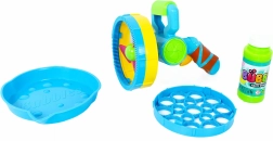 Nagy buborékpisztoly bubifújóval