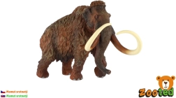 Gyapjas mamut – élethű műanyag figura 18 cm