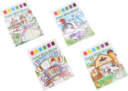 kreatív festőkészlet vízfestékkel – 6 szín és ecset