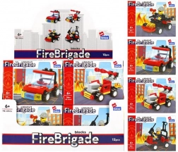 Tűzoltó építőkészlet – 4 féle