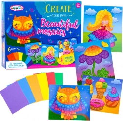 Kreatív habmozaik bagoly – A