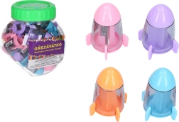 Hegyező tartállyal és radírral – űrhajó