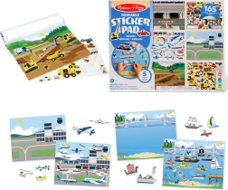 Melissa & Doug újrahasználható matricák – Járművek