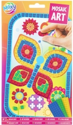 Kreatív mozaikkészlet színek szerint – metálfényű A5, pillangó motívum