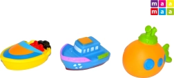 Baba gumihajó készlet, 3 db