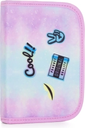 1 rekeszes tolltartó, 2 füllel, üres OXY NEXT Rainbow