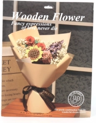 Fa 3D összerakható virág