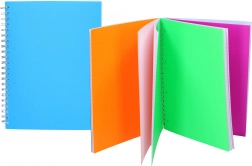 Spirálfüzet A4, vonalas, 100 lap, 4 az 1-ben