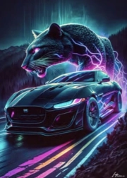 Gyémántfestés varázspanter 30 × 40 cm