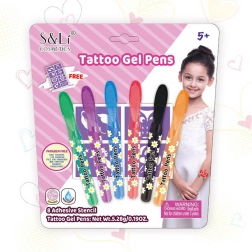 Tetováló filctoll készlet sablonokkal