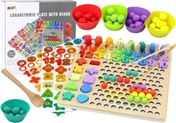 Fa kirakó Számolni tanulunk Horgászos halacska-fogó készlet