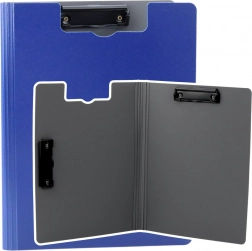 Íróalátét két klipsszel A4 kék